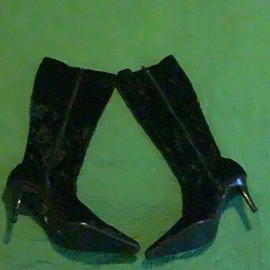 Diba Suede high-heeled boots